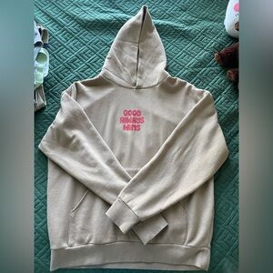 Grateful Men's Tan Hoodie Size Large